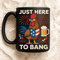 Just Here To Bang Funny Patriotic Rooster Fireworks Beer 4th Of July Independence Day Party Celebra 2