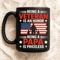 Being A Veteran Is An Honor Being A Papa Is Priceless American Flag Military Dad Patriotic Family D 2