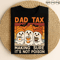 Dad Tax Making Sure Its Not Poison Funny Cute Ghosts With Coffee And Drinks Retro Halloween Family  0