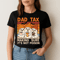 Dad Tax Making Sure Its Not Poison Funny Cute Ghosts With Coffee And Drinks Retro Halloween Family  1
