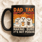 Dad Tax Making Sure Its Not Poison Funny Cute Ghosts With Coffee And Drinks Retro Halloween Family  2
