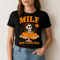MILF Man I Love Fall Funny Skeleton Holding Pumpkins Autumn Halloween Thanksgiving Humor Design 1