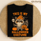 This Is My Halloween Costume Cute Raccoon Design With Pumpkins Bats Skull And Funny Spooky Style 0