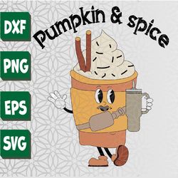 pumpkin spice funny fall holiday pullover svg, eps, png, dxf, digital download