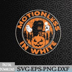 halloween pumpkin scary funny motionlesses in white svg, eps, png, dxf, digital download