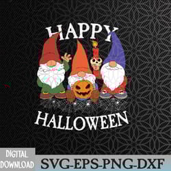 gnomes happy halloween svg, eps, png, dxf, digital download