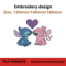 Stitch Love Embroidery Design 0