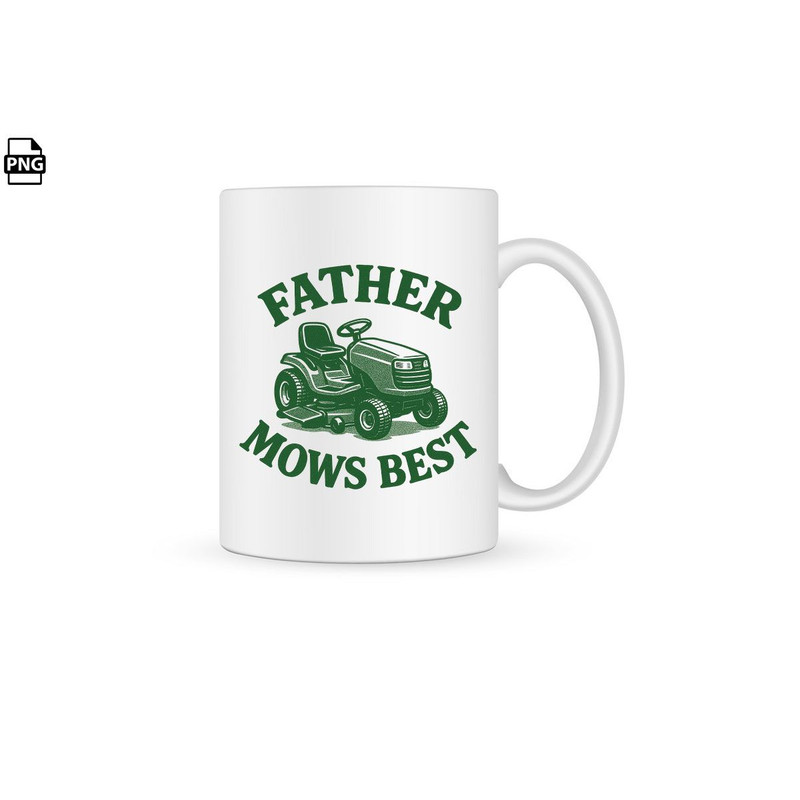 Father Mows Best PNG Tshirt Design 2