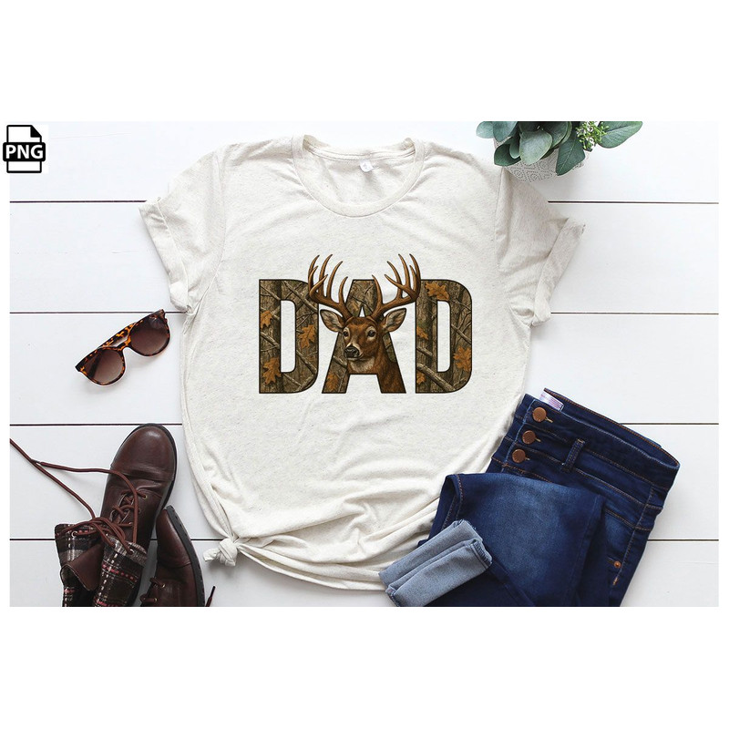 Fathers Day Hunting Dad PNG Sublimation Design 1