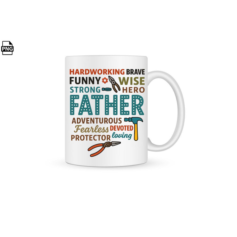 Fathers Day PNG Sublimation Tshirt Design 2