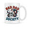 Fathers Day Skull Snake Rad Dad Society PNG Sublimation Design 2