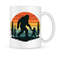 Retro Vintage Bigfoot Dad PNG Sublimation Design 2