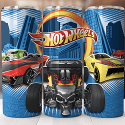 b hot wheels inspired 20oz tumbler wrap png | digital download for sublimation | race car tumbler design for kids