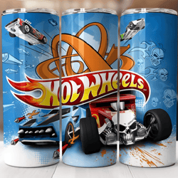 c hot wheels inspired 20oz tumbler wrap png | digital download for sublimation | race car tumbler design for kids