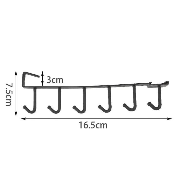 adjustable hook kitchen utensil storage hanger