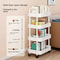 multi layer trolley rack for home organization