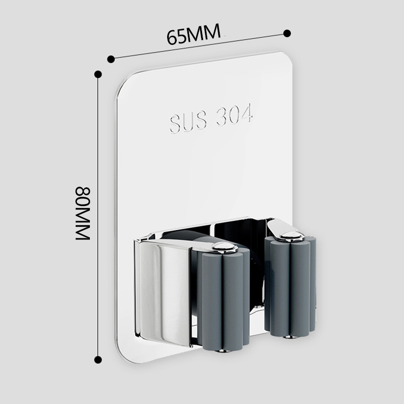 Wall Mounted Mop Organizer Holder