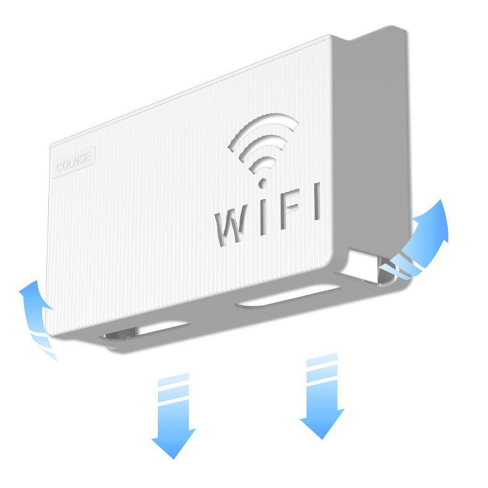 wireless router rack for home organization