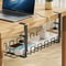 No drilling desk cable organizer