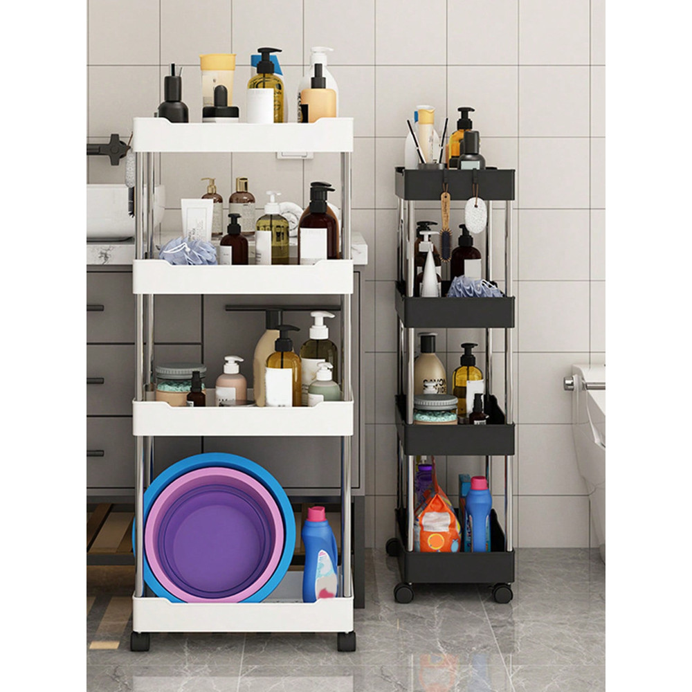 movable gap storage rack for narrow spaces