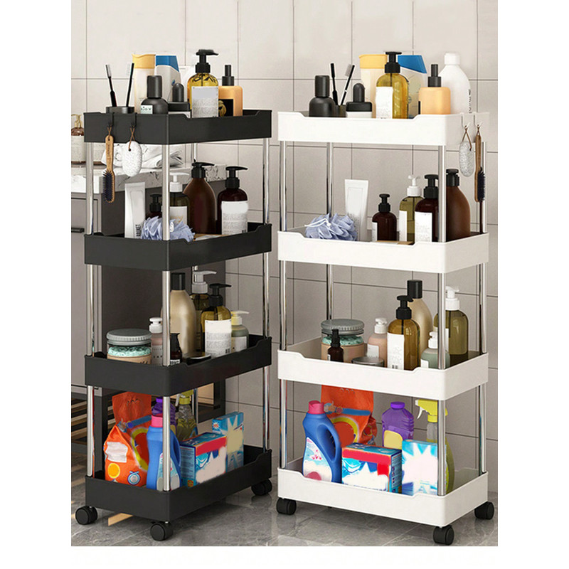 bathroom organizer rolling utility cart
