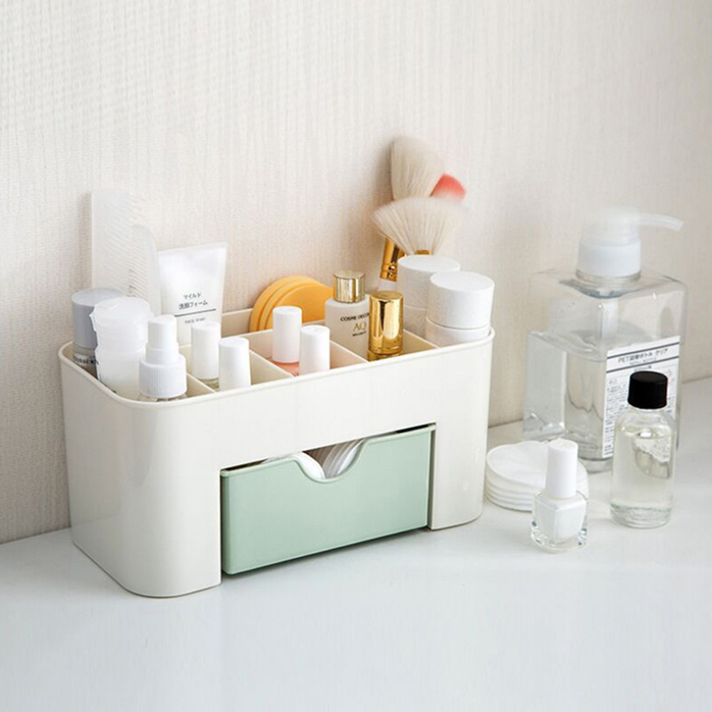 Multifunctional Nail Storage Box Container, Cotton Swab & Jewelry Organizer, Cosmetic Storage, Desktop Cleaning Tools