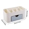 Multifunctional Nail Storage Box Container, Cotton Swab & Jewelry Organizer, Cosmetic Storage, Desktop Cleaning Tools