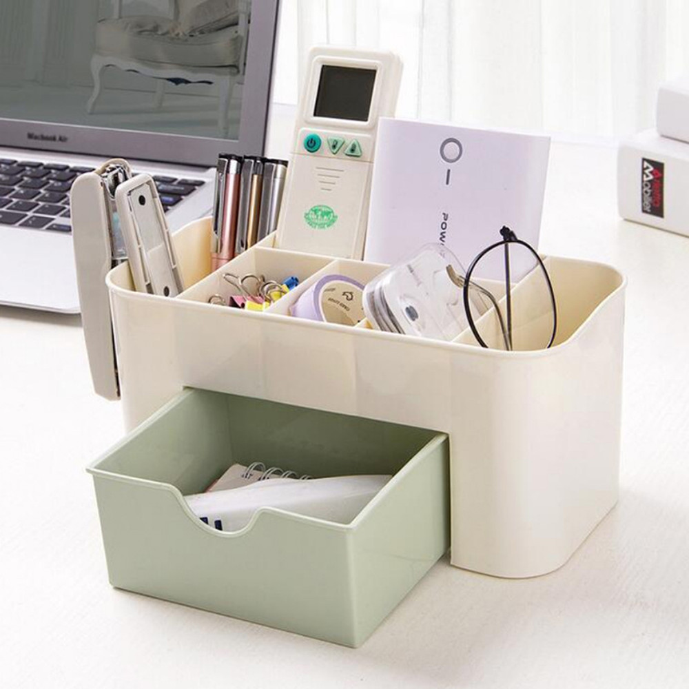 Multifunctional Nail Storage Box Container, Cotton Swab & Jewelry Organizer, Cosmetic Storage, Desktop Cleaning Tools
