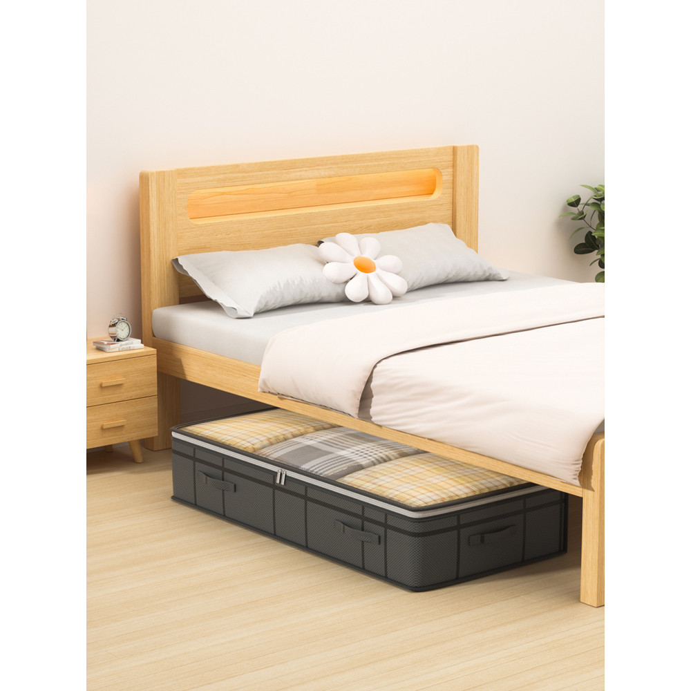 1PC Large Clothes Storage Bag Under Bed, Foldable Quilt & Clothes Organizer for Bedroom, Dormitory, Wardrobe