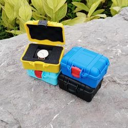 portable toolbox, moisture-proof protective case for watches, small storage shockproof & durable watch case
