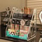 Stepped Acrylic Cosmetics Storage Box Organizer, Large Clear Makeup Layers Tray for Lipstick, Eyeshadow & Dressing Table