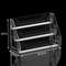 Stepped Acrylic Cosmetics Storage Box Organizer, Large Clear Makeup Layers Tray for Lipstick, Eyeshadow & Dressing Table