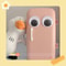 1PC Cute Cartoon Refrigerator Shaped Pen Holder, Fun Desktop Storage with Playful Eyes Smiling Face