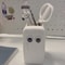 1PC Cute Cartoon Refrigerator Shaped Pen Holder, Fun Desktop Storage with Playful Eyes Smiling Face