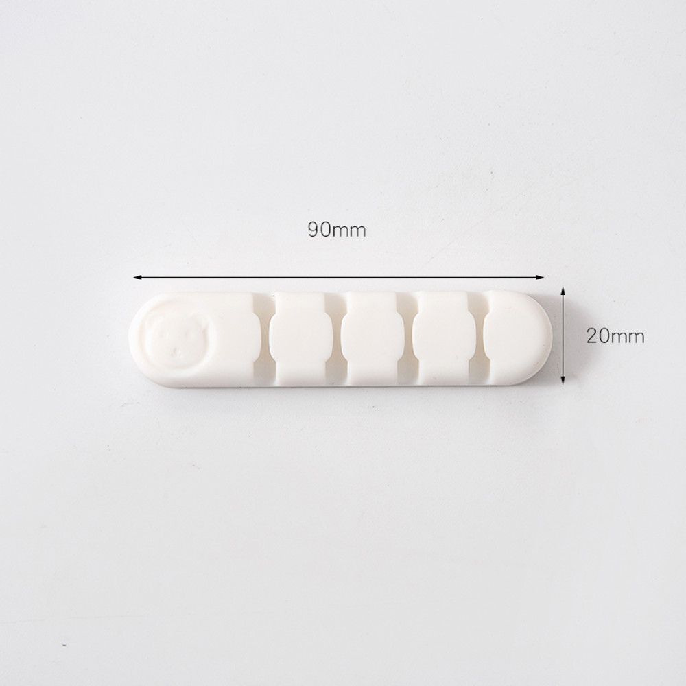 MOHAMM 1 Piece Cute Cable Organizers Holder Clips, Desktop Cord Management for Office & Home