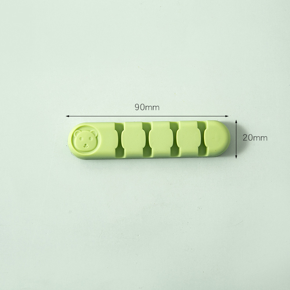MOHAMM 1 Piece Cute Cable Organizers Holder Clips, Desktop Cord Management for Office & Home