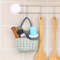 Adjustable Sink Draining Hanging Basket, Rubber Sink Bag, Soap Sponge Shelf & Faucet Holder for Kitchen & Bathroom