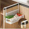 Under Cabinet Basket, Pullout Drawer Hanging Rack for Kitchen Storage Space-Saving Sliding Organizer for Tissue, Cup