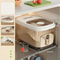 Household Large Capacity Sealed MoistureProof Rice Bucket Kitchen Storage Container With Sliding C 2