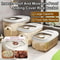 Household Large Capacity Sealed MoistureProof Rice Bucket Kitchen Storage Container With Sliding C 3