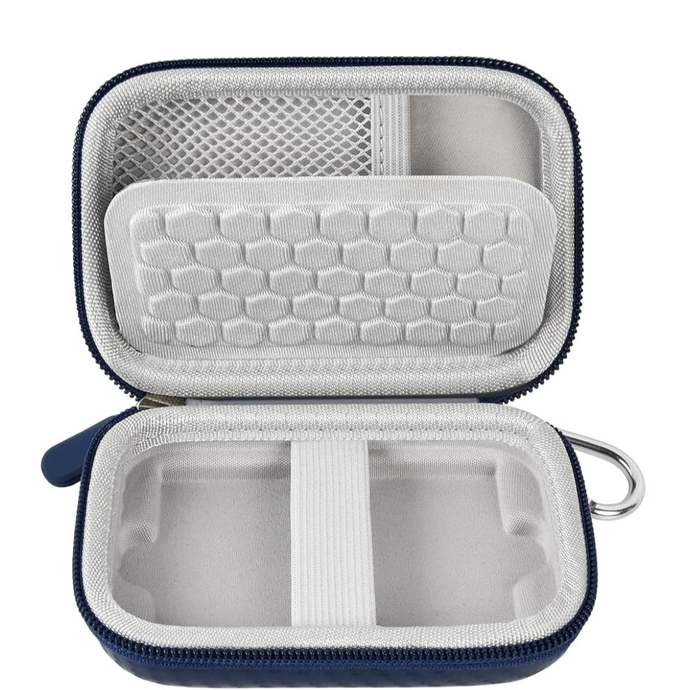 Carrying Case for Samsung T9 Portable, Shockproof Protective Storage Holder for USB External Solid State Drive, Cable
