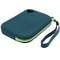 1Pcs Silicone Storage Bag, Portable Zipper Colorblock Bag Lightweight Clutch Bag with Wristband, Waterproof Hand Comfort