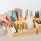 Durable Nail Drill Machine Bits Wooden Holder, Organizer Box for Nail Training, Nail Art Accessories & DIY Manicure Tool