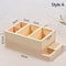 Durable Nail Drill Machine Bits Wooden Holder, Organizer Box for Nail Training, Nail Art Accessories DIY Manicure Tools