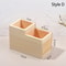Durable Nail Drill Machine Bits Wooden Holder, Organizer Box for Nail Training, Nail Art Accessories DIY Manicure Tools