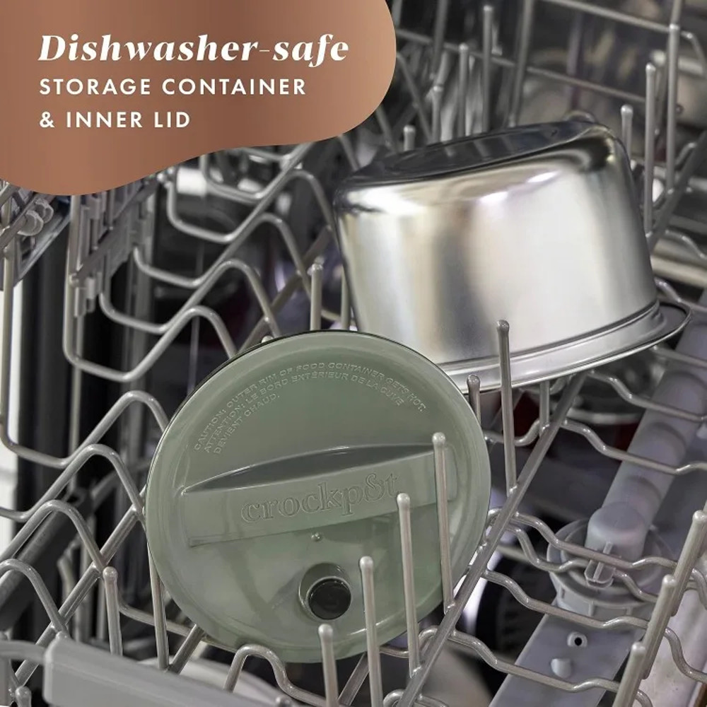 Good Portable Electric Lunch Box, 20-Ounce Food Warmer in Moonshine Green Spill-Free, Travel-Friendly, On-the-Go Meals