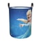 Frozen Princess Collapsible Laundry Basket, Custom Kids Clothes Hamper for Nursery Durable & Waterproof Toys Storage Bag
