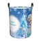 Frozen Princess Collapsible Laundry Basket, Custom Kids Clothes Hamper for Nursery Durable & Waterproof Toys Storage Bag