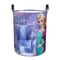 Frozen Princess Collapsible Laundry Basket, Custom Kids Clothes Hamper for Nursery Durable & Waterproof Toys Storage Bag