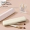 Silicone Makeup Brush Storage Set, Dust-Proof Travel Bag for Brow Pencils, Eyeshadow Brushes, More Portable Compact
